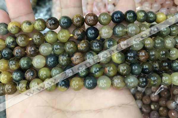 CPB1060 15.5 inches 4mm round natural pietersite beads wholesale