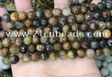 CPB1065 15.5 inches 4mm faceted round natural pietersite beads