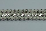 CPB601 15.5 inches 6mm round Painted porcelain beads