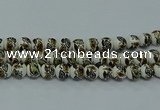 CPB644 15.5 inches 12mm round Painted porcelain beads