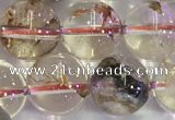 CPC653 15.5 inches 10mm round yellow phantom quartz beads