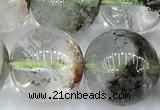 CPC699 15 inches 12mm - 13mm round phantom quartz beads