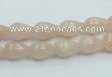 CPI01 15.5 inches 8*12mm teardrop pink aventurine jade beads