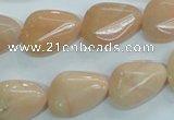 CPI104 15.5 inches 15*20mm nuggets pink aventurine jade beads