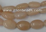 CPI151 15.5 inches 10*14mm oval pink aventurine jade beads