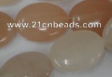 CPI152 15.5 inches 18*25mm oval pink aventurine jade beads