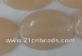 CPI153 15.5 inches 25*35mm oval pink aventurine jade beads