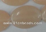 CPI153 15.5 inches 25*35mm oval pink aventurine jade beads