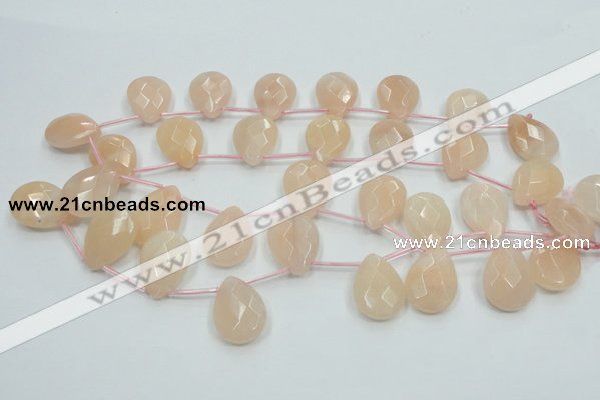 CPI16 15.5 inches 18*25mm briolette pink aventurine jade beads