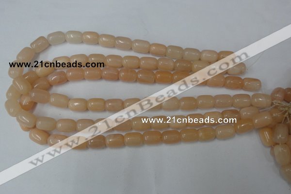 CPI160 15.5 inches 10*14mm drum pink aventurine jade beads