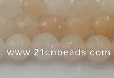 CPI211 15.5 inches 6mm faceted round pink aventurine jade beads