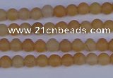 CPI300 15.5 inches 4mm round matte red aventurine beads wholesale