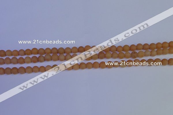 CPI301 15.5 inches 6mm round matte red aventurine beads wholesale