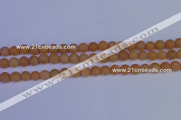CPI303 15.5 inches 10mm round matte red aventurine beads wholesale