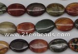 CPJ401 15 inches 10*14mm oval picasso jasper gemstone beads