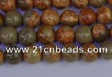 CPJ461 15.5 inches 6mm round African picture jasper beads