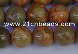 CPJ465 15.5 inches 14mm round African picture jasper beads