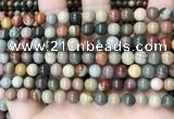 CPJ481 15.5 inches 6mm round polychrome jasper beads wholesale