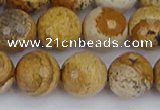 CPJ559 15.5 inches 12mm faceted round picture jasper beads