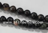 CPM01 15.5 inches 6mm round plum blossom jade beads wholesale