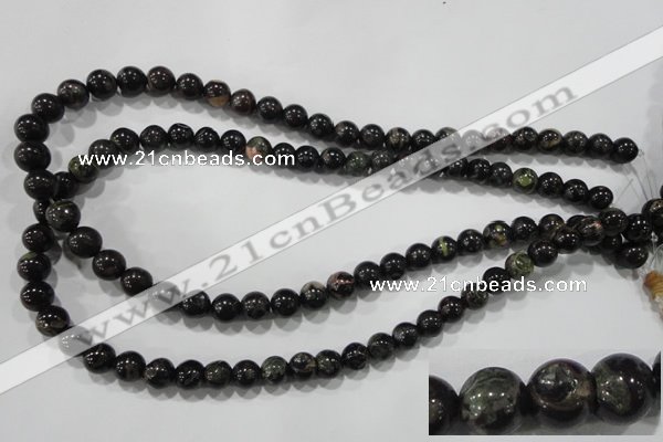 CPM01 15.5 inches 6mm round plum blossom jade beads wholesale