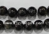 CPM03 15.5 inches 10mm round plum blossom jade beads wholesale