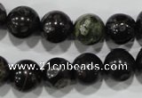 CPM04 15.5 inches 12mm round plum blossom jade beads wholesale