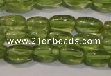 CPO111 15 inches 4*7mm rice natural peridot beads wholesale