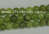 CPO20 15.5 inches 4mm round olivine gemstone beads wholesale