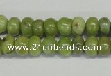 CPO22 15.5 inches 4*6mm rondelle olivine gemstone beads wholesale