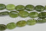 CPO33 15.5 inches 8*12mm oval olivine gemstone beads wholesale