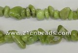 CPO40 15.5 inches 4*10mm – 10*12mm olivine chips beads wholesale