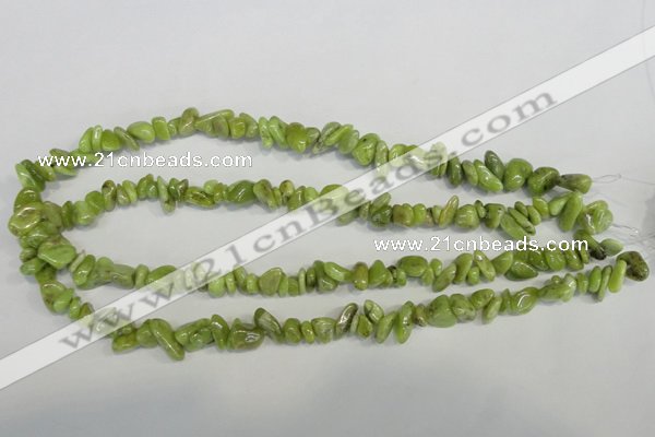 CPO40 15.5 inches 4*10mm – 10*12mm olivine chips beads wholesale