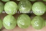 CPO45 15.5 inches 8mm round natural olivine gemstone beads