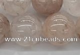 CPQ255 15.5 inches 14mm round natural pink quartz beads wholesale