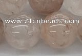 CPQ256 15.5 inches 16mm round natural pink quartz beads wholesale