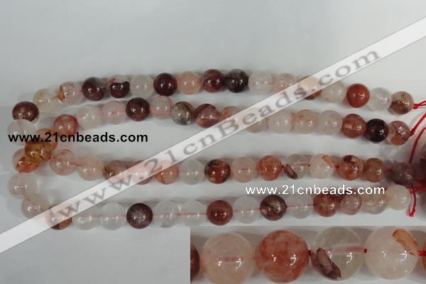 CPQ31 15.5 inches 12mm round natural pink quartz beads wholesale