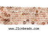 CPQ340 15.5 inches 4mm round pink quartz gemstone beads