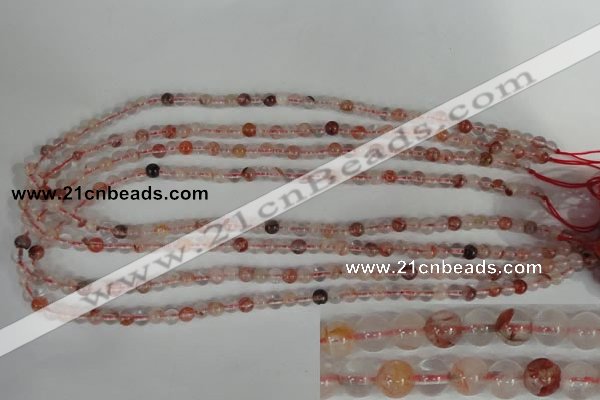 CPQ35 15.5 inches 5mm round natural pink quartz beads wholesale