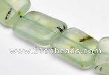 CPR15 A grade 15*20mm rectangle natural Prehnite gemstone beads