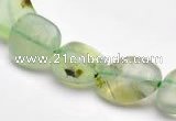 CPR18 A grade 12*14mm freeform natural Prehnite gemstone beads