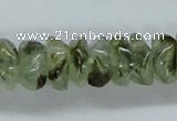 CPR200 15.5 inches 3*7mm natural prehnite chips beads wholesale