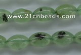 CPR208 15.5 inches 10*14mm rice natural prehnite beads wholesale