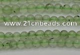 CPR310 15.5 inches 4mm round natural prehnite gemstone beads