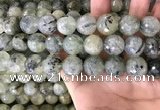 CPR356 15.5 inches 16mm faceted round prehnite beads wholesale