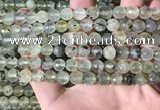 CPR358 15.5 inches 8mm faceted round prehnite beads wholesale