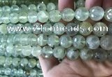 CPR364 15.5 inches 12mm faceted round prehnite gemstone beads