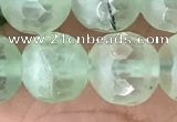 CPR367 15.5 inches 10mm faceted round prehnite gemstone beads