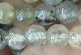 CPR420 15.5 inches 6mm faceted round prehnite beads wholesale