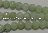 CPR52 15.5 inches 8mm faceted round natural prehnite beads